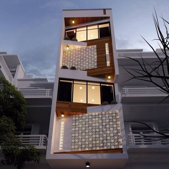 Hình ảnh công trình: Chiêm ngưỡng những mẫu thiết kế nhà phố 4 tầng đẹp hiện đại